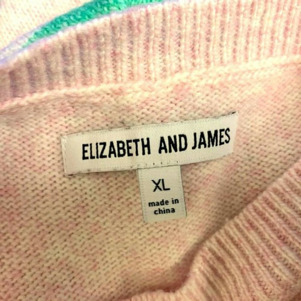 Elizabeth and James‎ Lilac Color Block Sweater - Picture 9 of 11